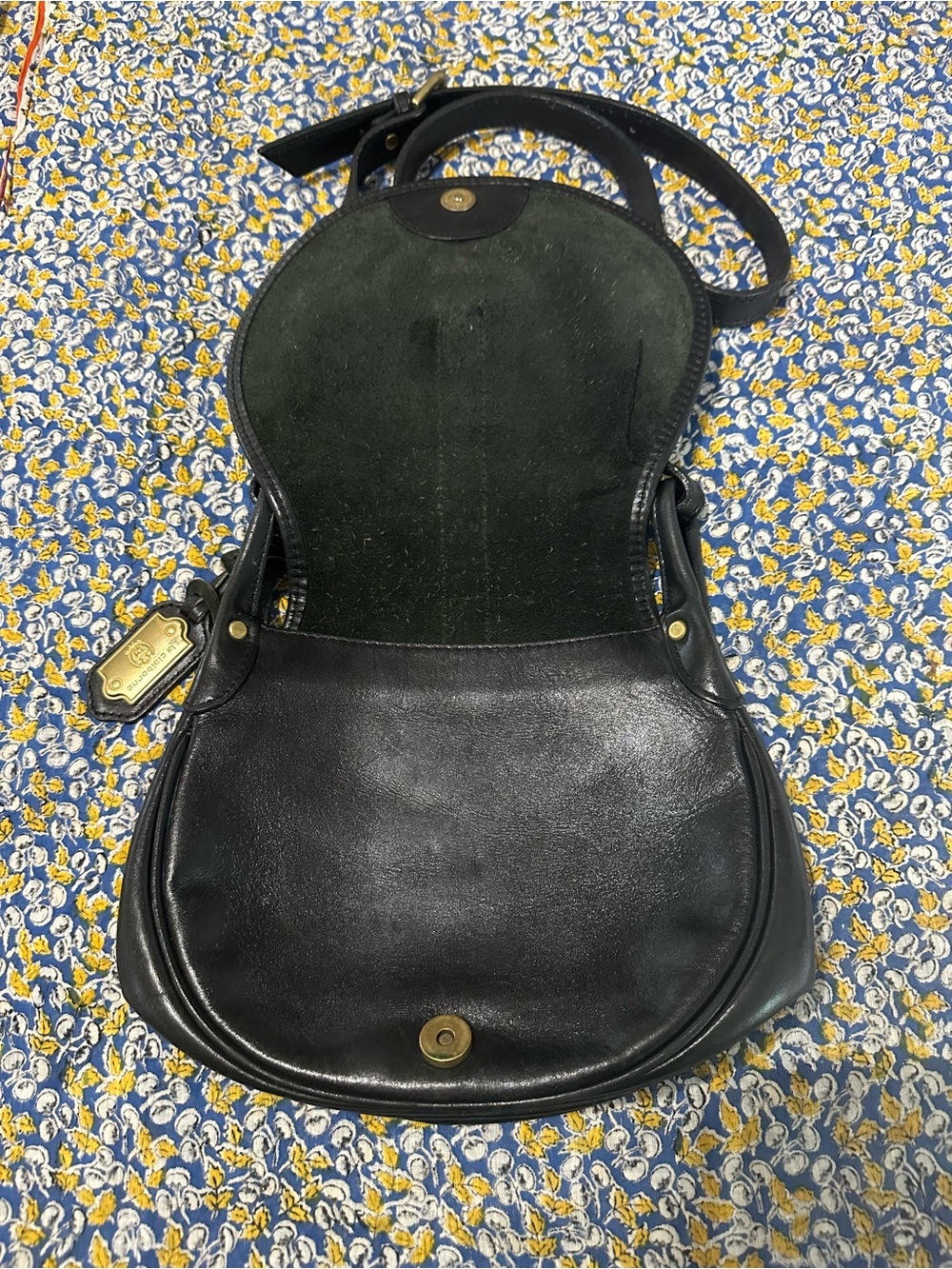 Vintage Liz Claiborne vintage saddle bag purse. - Picture 3 of 11